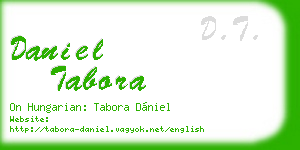 daniel tabora business card